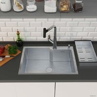 Кухонная мойка Roxen Wellnes 560240-60 - Превью изображения №3 — Интернет-магазин Time-Shop