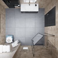 Душевой уголок Triton Дека-Блэк 100х100 (без поддона) - Превью изображения №7 — Интернет-магазин Time-Shop