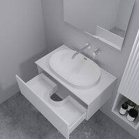  ЗОВ Тумба с умывальником Кито 70 K70LW0MFWPM-LDSPW6002 (флавио белый) - Превью изображения №7 — Интернет-магазин Time-Shop