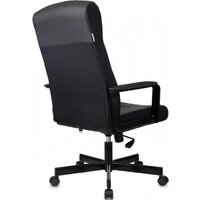 Офисное кресло Бюрократ Dominus (черный, экокожа) - Превью изображения №3 — Интернет-магазин Time-Shop