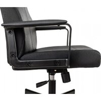 Офисное кресло Бюрократ Dominus (черный, экокожа) - Превью изображения №7 — Интернет-магазин Time-Shop