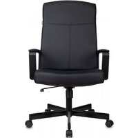 Офисное кресло Бюрократ Dominus (черный, экокожа) - Превью изображения №2 — Интернет-магазин Time-Shop