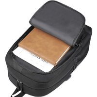 Городской рюкзак Miru Sallerus 15.6 (черный) - Превью изображения №21 — Интернет-магазин Time-Shop