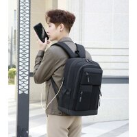 Городской рюкзак Miru Sallerus 15.6 (черный) - Превью изображения №18 — Интернет-магазин Time-Shop