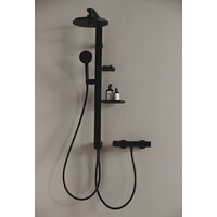 Верхний душ Ideal Standard BD581XG (черный матовый) - Превью изображения №3 — Интернет-магазин Time-Shop