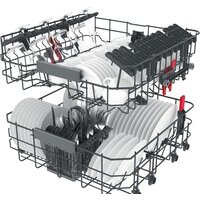 Встраиваемая посудомоечная машина Whirlpool WBC 3C34 PF X - Превью изображения №3 — Интернет-магазин Time-Shop