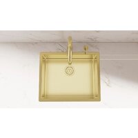 Кухонная мойка Kernau KSS U 61.1 1B SS Gold - Превью изображения №6 — Интернет-магазин Time-Shop