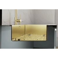 Кухонная мойка Kernau KSS U 61.1 1B SS Gold - Превью изображения №8 — Интернет-магазин Time-Shop