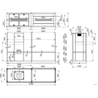 Кухонная вытяжка Faber T-Shelf EV8 Titanium Matt A180 325.0617.018 - Превью изображения №3 — Интернет-магазин Time-Shop