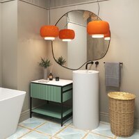 Умывальник Wellsee Chalice Perfection 230612000 (отдельностоящий, без отверстия под смеситель, матовый белый) - Превью изображения №7 — Интернет-магазин Time-Shop