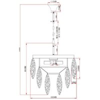 Подвесная люстра Moderli Souls V10784-4P - Превью изображения №2 — Интернет-магазин Time-Shop
