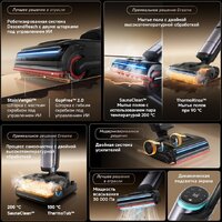 Вертикальный моющий пылесос Dreame H16 Pro Steam Wet and Dry Vacuum HHR48F (с евровилкой) - Превью изображения №18 — Интернет-магазин Time-Shop