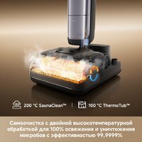 Вертикальный моющий пылесос Dreame H16 Pro Steam Wet and Dry Vacuum HHR48F (с евровилкой) - Превью изображения №13 — Интернет-магазин Time-Shop