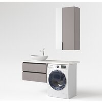  Дабер Тумба под умывальник 003 Т3.8.0.4Ч (серый/черный) - Превью изображения №2 — Интернет-магазин Time-Shop