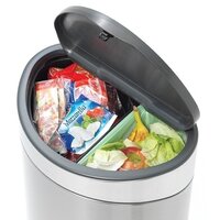 Система сортировки мусора Brabantia Touch Bin Recycle 10+23 л (стальной матовый) - Превью изображения №8 — Интернет-магазин Time-Shop
