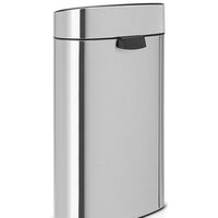 Система сортировки мусора Brabantia Touch Bin Recycle 10+23 л (стальной матовый) - Превью изображения №3 — Интернет-магазин Time-Shop