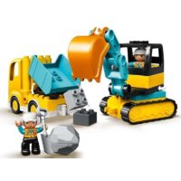 Конструктор LEGO Duplo 10931 Грузовик и гусеничный экскаватор - Превью изображения №5 — Интернет-магазин Time-Shop