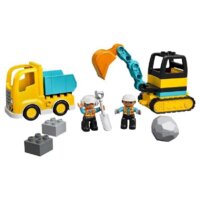 Конструктор LEGO Duplo 10931 Грузовик и гусеничный экскаватор - Превью изображения №3 — Интернет-магазин Time-Shop