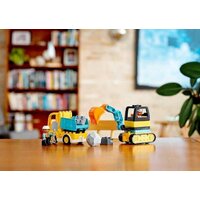 Конструктор LEGO Duplo 10931 Грузовик и гусеничный экскаватор - Превью изображения №9 — Интернет-магазин Time-Shop