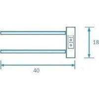 Полотенцесушитель Маргроид Ferrum Cook СНШ 18*40 Графит, скрытого монтажа, таймер справа - Превью изображения №3 — Интернет-магазин Time-Shop