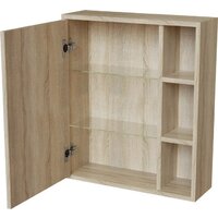  Mixline Шкаф с зеркалом для ванной Милтон-60 557615 - Превью изображения №3 — Интернет-магазин Time-Shop