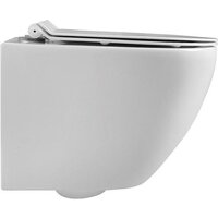 Унитаз подвесной Grado GD-W203T + GROHE Rapid SL 38721001 (с кнопкой смыва) - Превью изображения №3 — Интернет-магазин Time-Shop