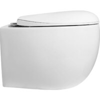 Унитаз подвесной Roxen Egg в комплекте с инсталляцией StounFix Dual Fresh 6 в 1 968031 (кнопка: золото глянцевое ) - Превью изображения №5 — Интернет-магазин Time-Shop