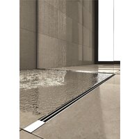 Трап/канал Berges Wasserhaus Super Slim 400 (матовый хром) - Превью изображения №2 — Интернет-магазин Time-Shop