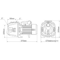 Самовсасывающий насос Aquario AJC-81 - Превью изображения №4 — Интернет-магазин Time-Shop