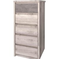 Комод Anrex Jazz 5S/56 (каштан найроби оникс) - Превью изображения №2 — Интернет-магазин Time-Shop