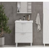  Volna Тумба под умывальник Twing 70.2Y белый - Превью изображения №3 — Интернет-магазин Time-Shop