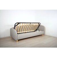 Кровать-тахта DiArt Альба 1.2 правая (Магия 53/ножки светлые) - Превью изображения №2 — Интернет-магазин Time-Shop