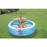 Надувной бассейн Intex Swim Center Family Lounge 224x216x76 (57190) - Превью изображения №2 — Интернет-магазин Time-Shop