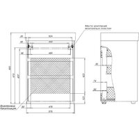  Aquanet Тумба под умывальник Nova Lite 60 302470 - Превью изображения №7 — Интернет-магазин Time-Shop