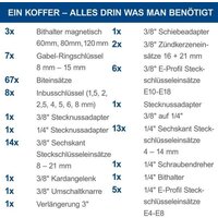 Универсальный набор инструментов Scheppach TB170 5909311900 (135 предметов) - Превью изображения №3 — Интернет-магазин Time-Shop