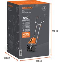 Мотокультиватор электрический Daewoo Power TE 1200 - Превью изображения №7 — Интернет-магазин Time-Shop