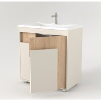  Дабер Тумба под умывальник 015 70 Т15.7.0.18 (бежевый/дуб бардолино) - Превью изображения №2 — Интернет-магазин Time-Shop