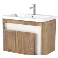 Дабер Тумба под умывальник 016 WeltWasser Deilbach 7517-70 Т16.7W.0.21_light (с подсветкой, дуб галифакс/белый)