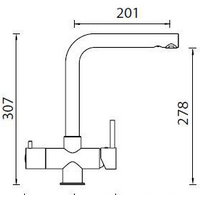Смеситель Schock Plutos-D Cristalite (хром) - Превью изображения №2 — Интернет-магазин Time-Shop