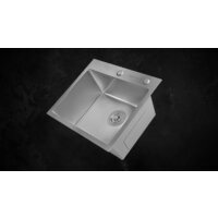 Кухонная мойка Astir Satin 50x44 (с сифоном, дозатором и коландером) - Превью изображения №8 — Интернет-магазин Time-Shop