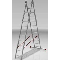 Лестница-стремянка Новая высота NV 522 двухсекционная индустриальная 2x12 ступеней - Превью изображения №3 — Интернет-магазин Time-Shop