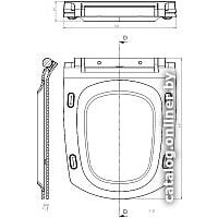 Сиденье для унитаза Cersanit Carina S-DS-CARINA-S-DL-t - Превью изображения №2 — Интернет-магазин Time-Shop