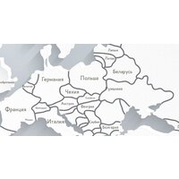 Фотообои ФабрикаФресок Детская карта светлая с воздушными шарами 334265 (400x265) - Превью изображения №2 — Интернет-магазин Time-Shop