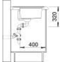 Кухонная мойка Blanco Zenar 45 S 527176 (левая, мягкий белый) - Превью изображения №6 — Интернет-магазин Time-Shop