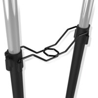 Стойка для одежды Sheffilton SHT-WR4150 899484 (черный/черный муар/хром лак) - Превью изображения №3 — Интернет-магазин Time-Shop