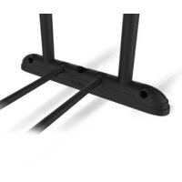 Стойка для одежды Sheffilton SHT-WR4150 899484 (черный/черный муар/хром лак) - Превью изображения №4 — Интернет-магазин Time-Shop