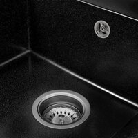 Кухонная мойка Saniteco Fama (оникс) - Превью изображения №7 — Интернет-магазин Time-Shop