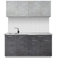 Артём-Мебель Лана СН-113 без стекла 1.6 (бетон спаркс лайт/бетон спаркс)