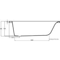 Ванна Cersanit Lorena 150x70 - Превью изображения №3 — Интернет-магазин Time-Shop
