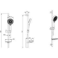 Душевой гарнитур  Aquatek AQ2031MB - Превью изображения №2 — Интернет-магазин Time-Shop